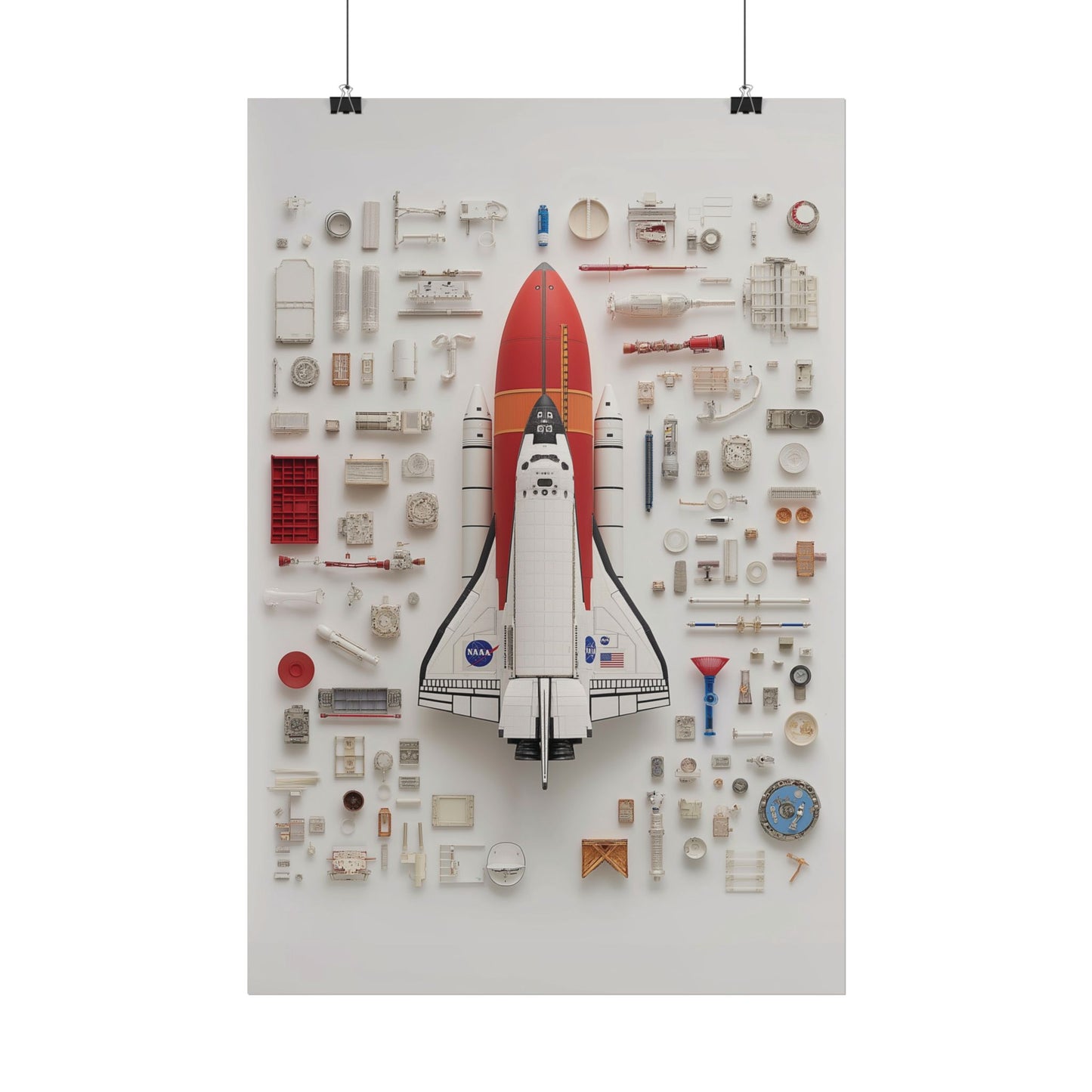 Shuttle Rolled Poster