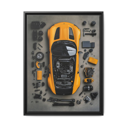 AMG GT Black Series Framed Canvas