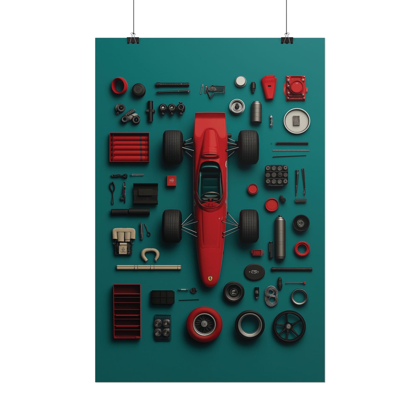 F1 Classic Van Rolled Poster