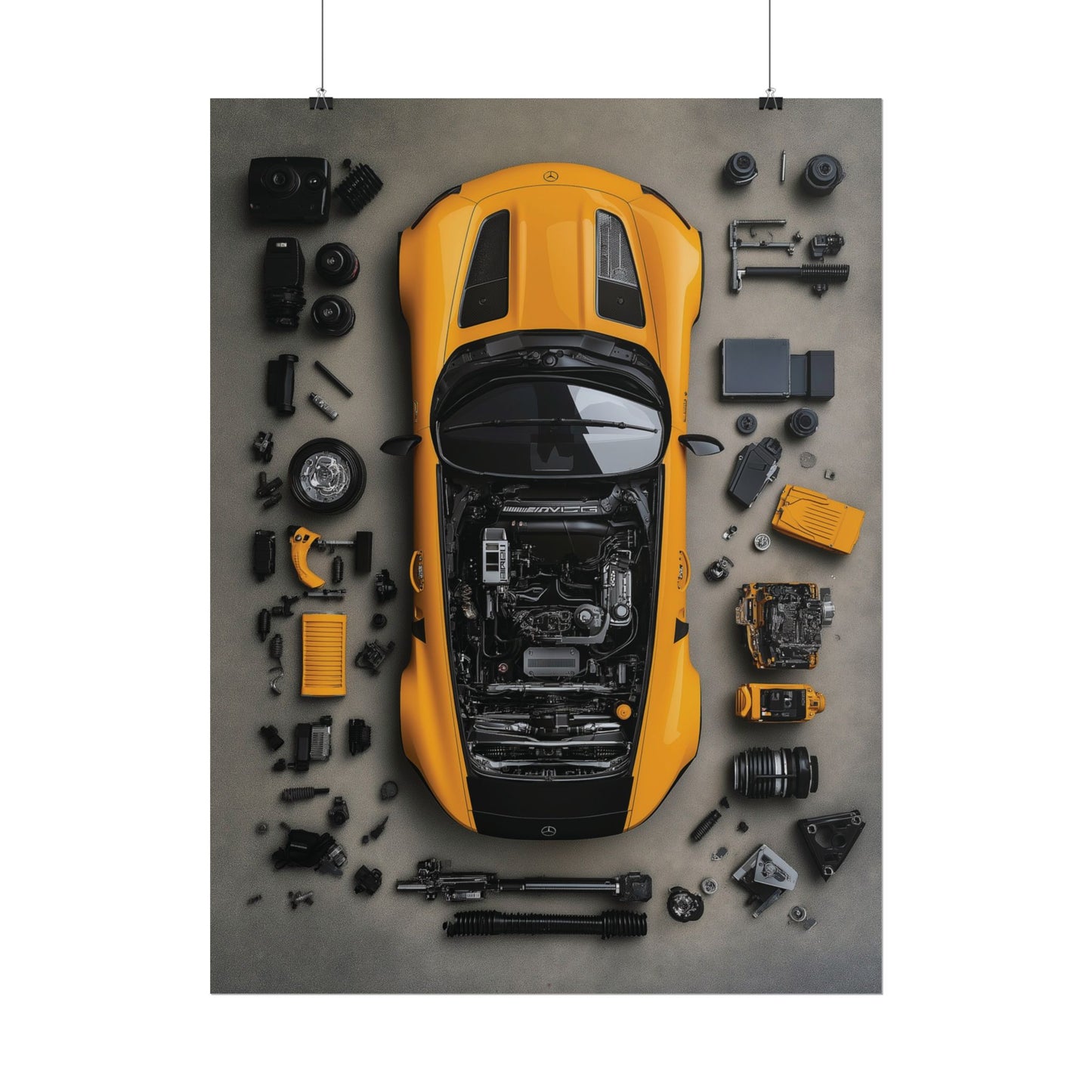 AMG GT Black Series Rolled Poster