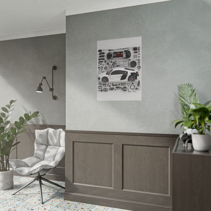 Audi R8 Rolled Poster