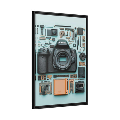 Canon Camera Framed Canvas