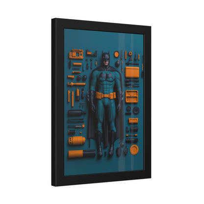 Bat man Framed Poster US