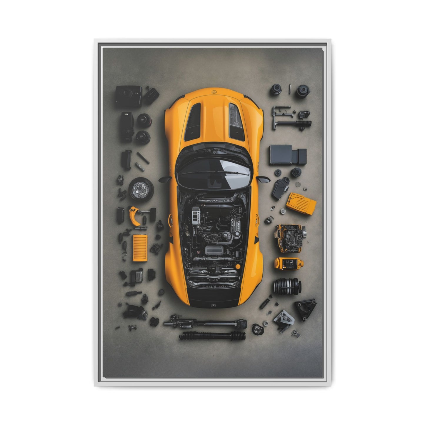 AMG GT Black Series Framed Canvas