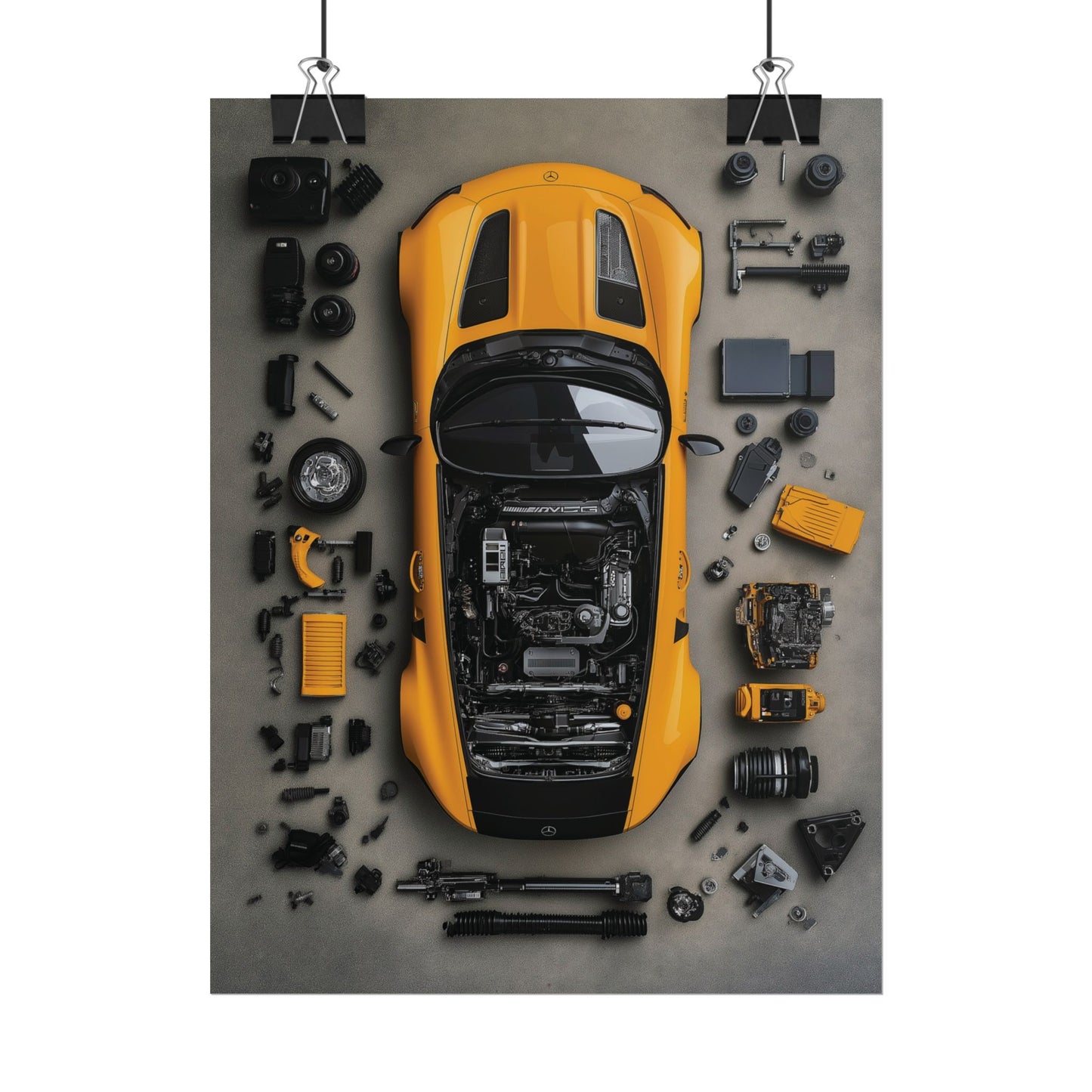 AMG GT Black Series Rolled Poster