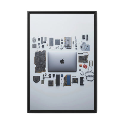 Grey Mac Framed Canvas