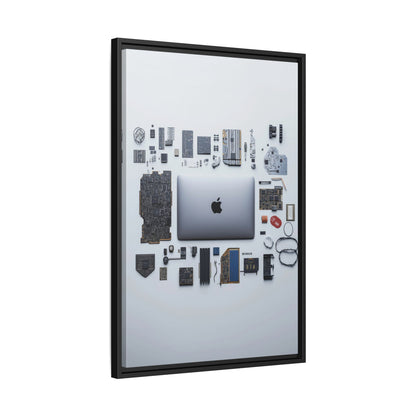 Grey Mac Framed Canvas