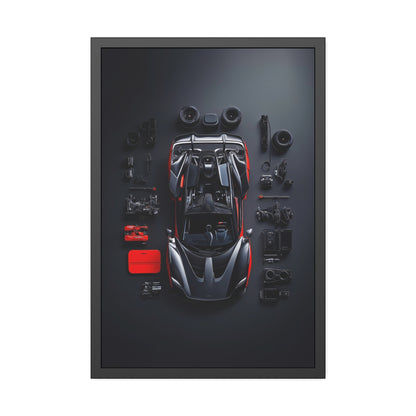 Senna Framed Poster US