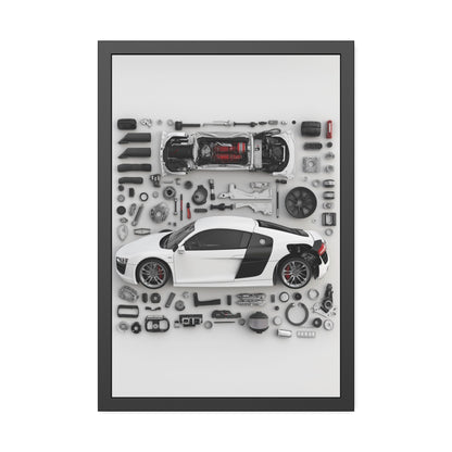 Audi r8 Framed Poster US