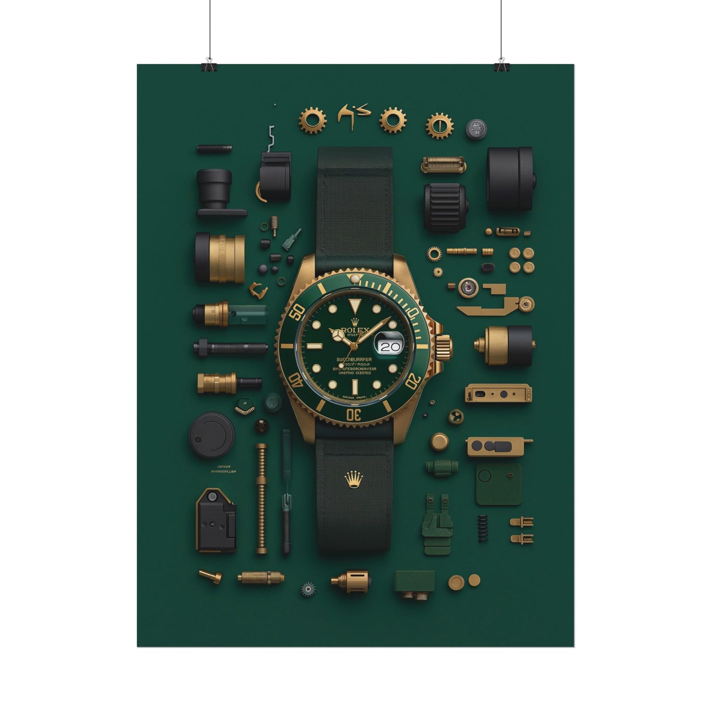 Rolex Rolled Poster