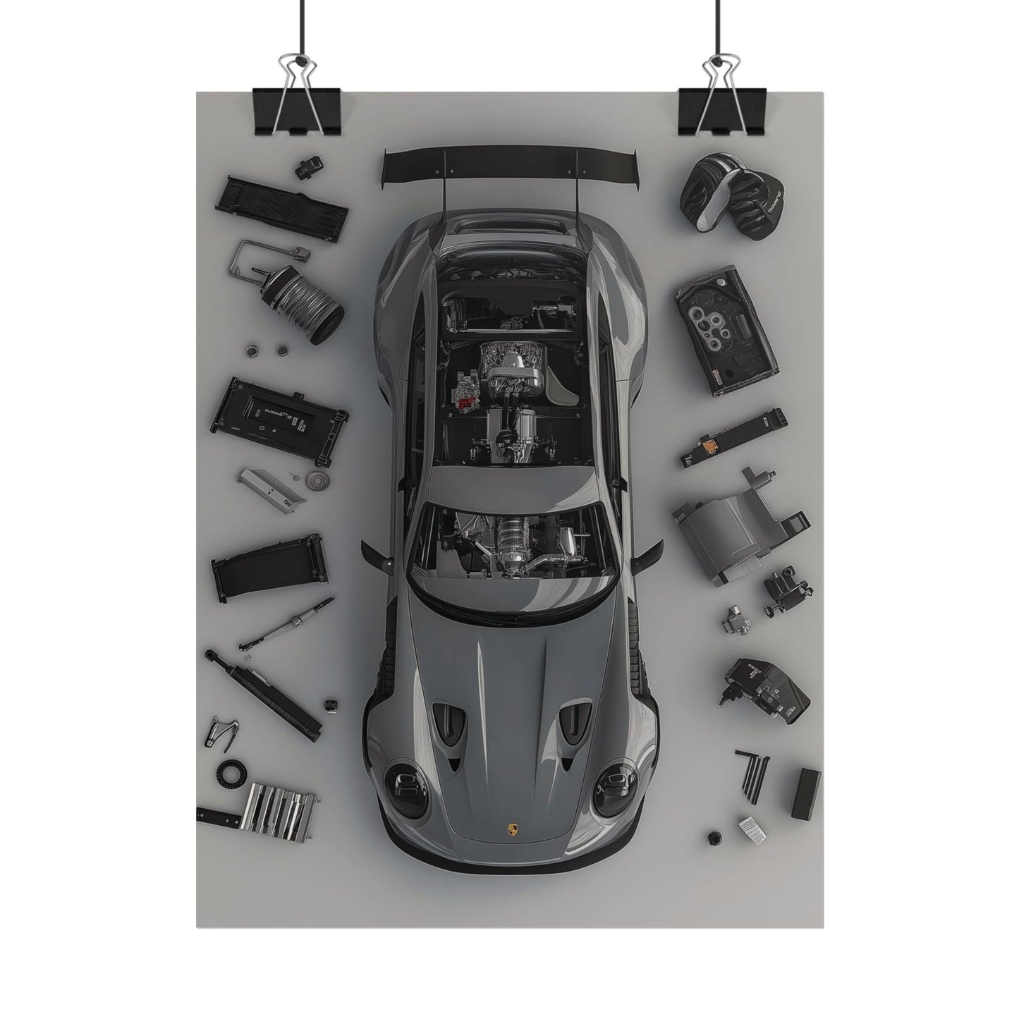 Porsche GT3RS Rolled Poster