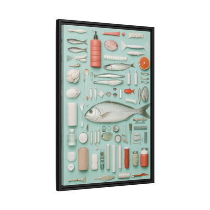 Fish Framed Canvas