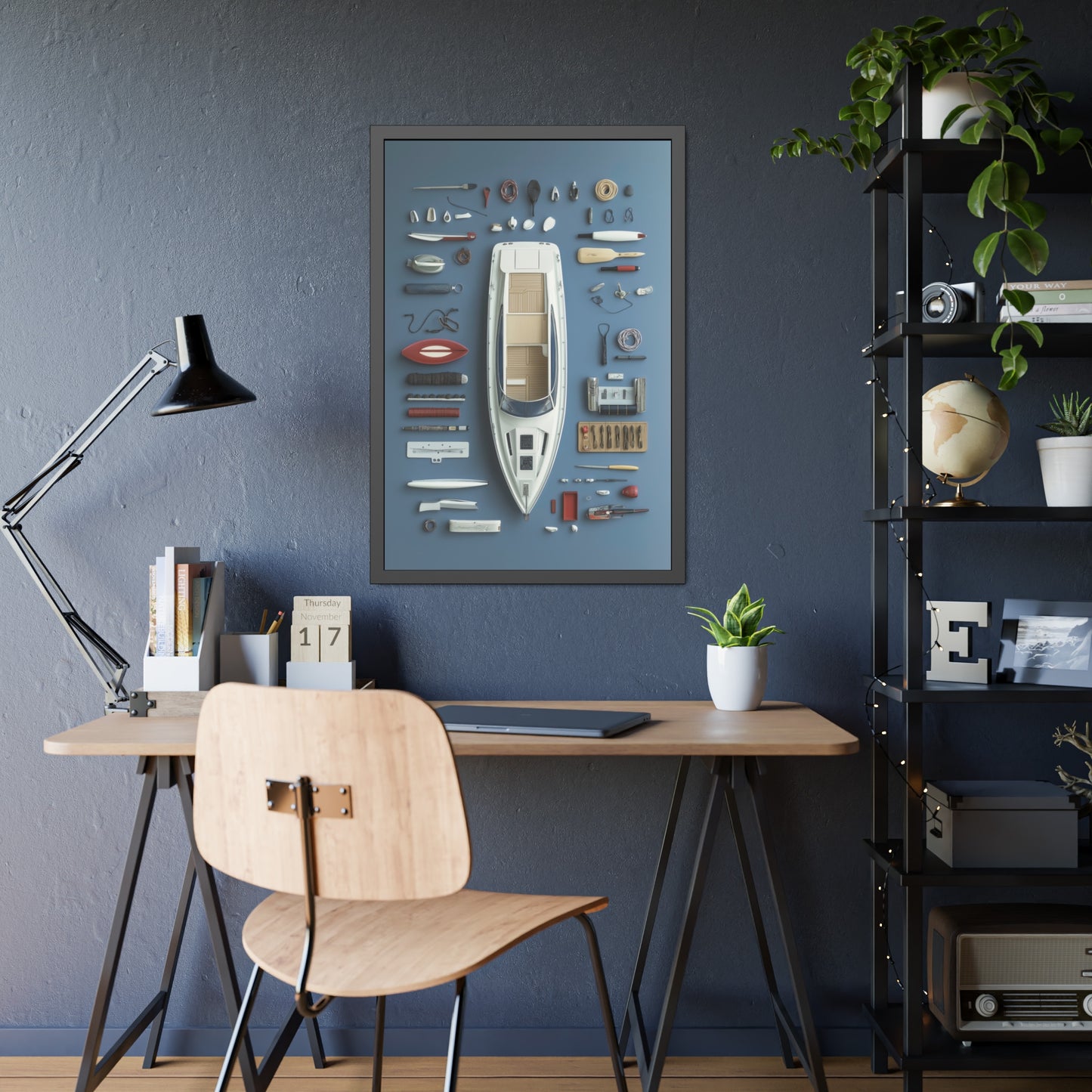 Fast Boat Framed Poster US