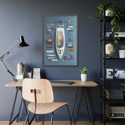 Fast Boat Framed Poster US
