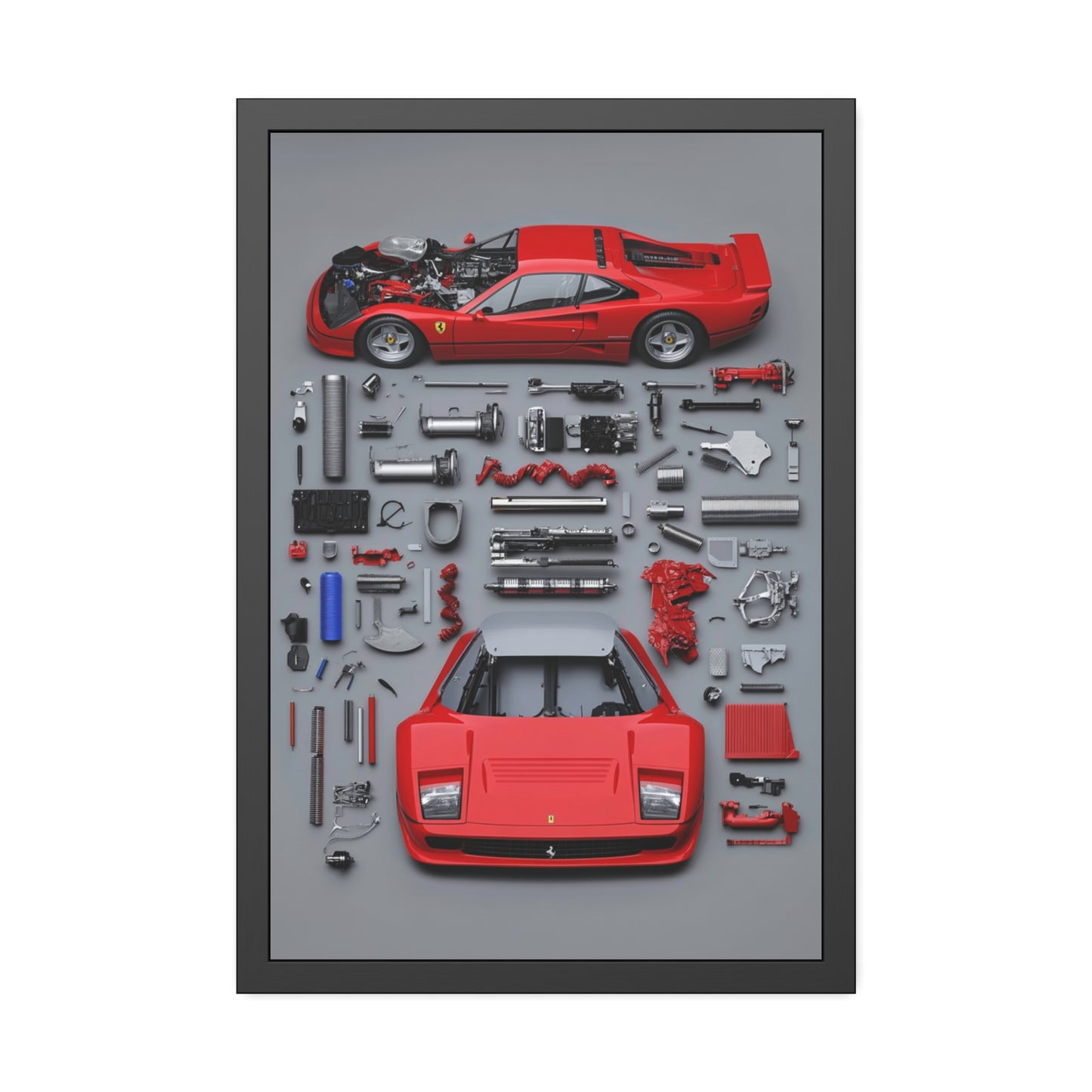 Prototype Classic Ferrari Framed Poster US