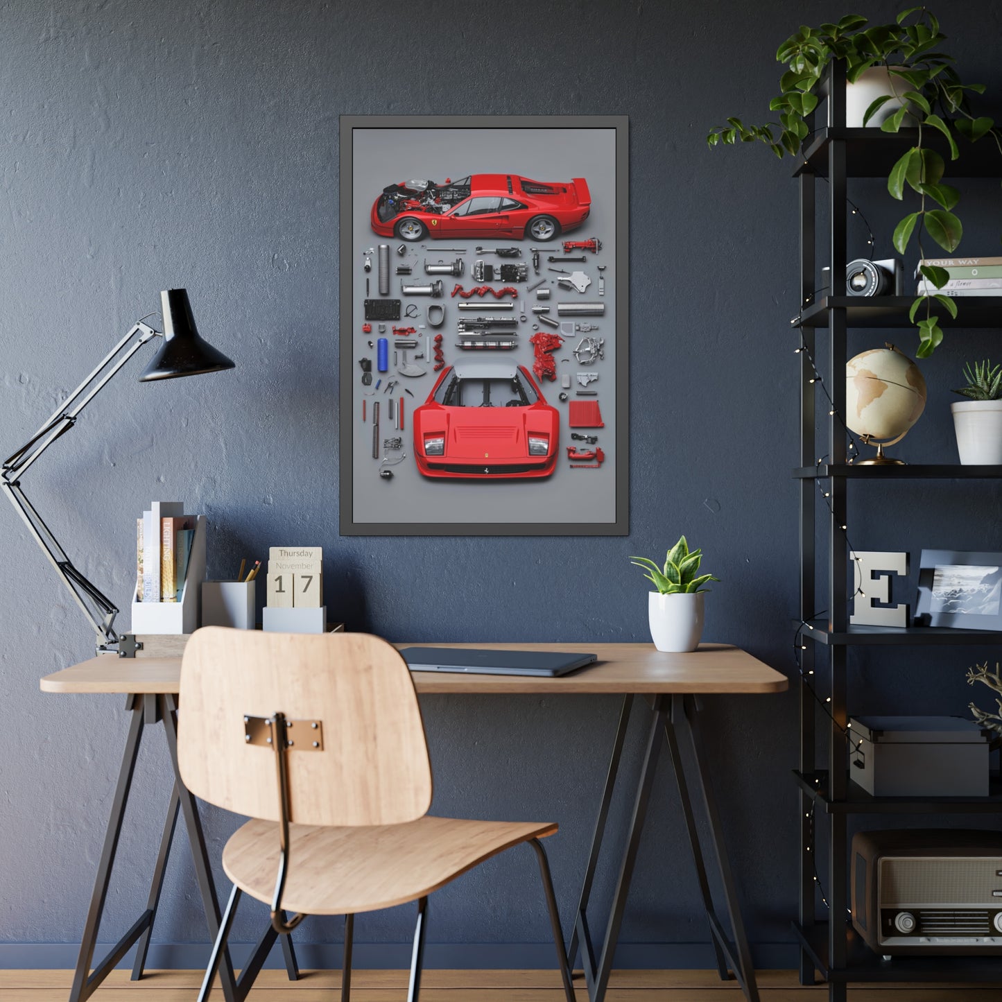 Prototype Classic Ferrari Framed Poster US