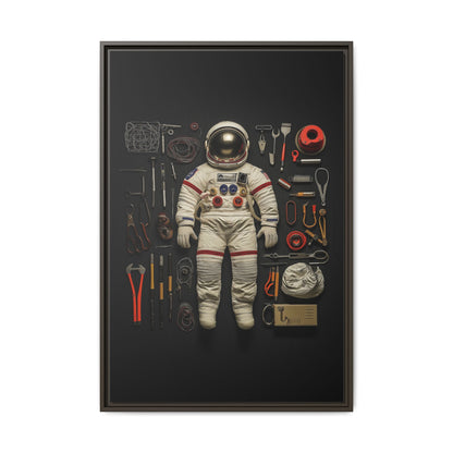 Astronaut Framed Canvas
