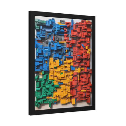 LEGO Blocks Framed Poster US