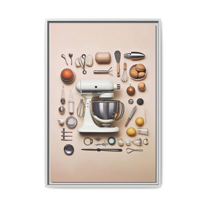 Shaker Shaker Framed Canvas