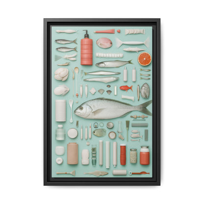 Fish Framed Canvas