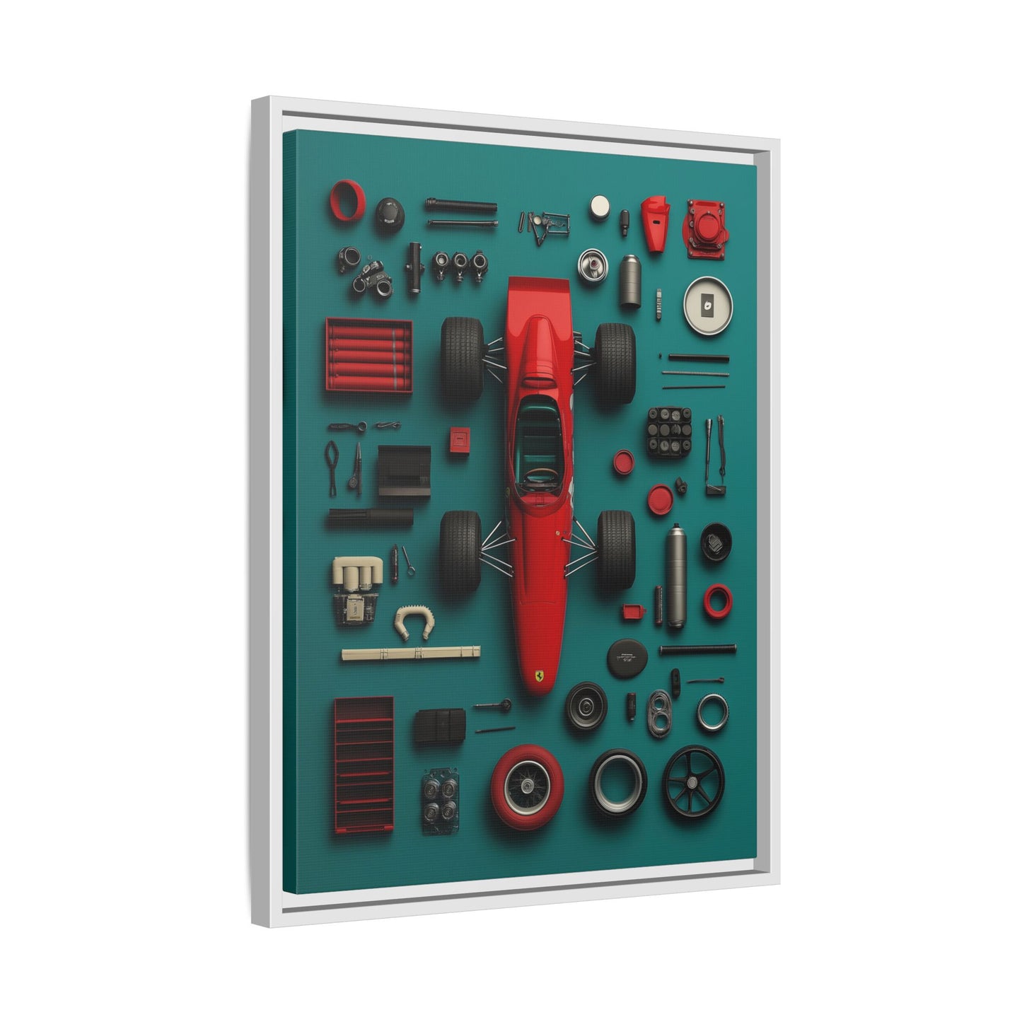 F1 Classic Framed Canvas