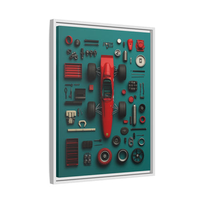 F1 Classic Framed Canvas