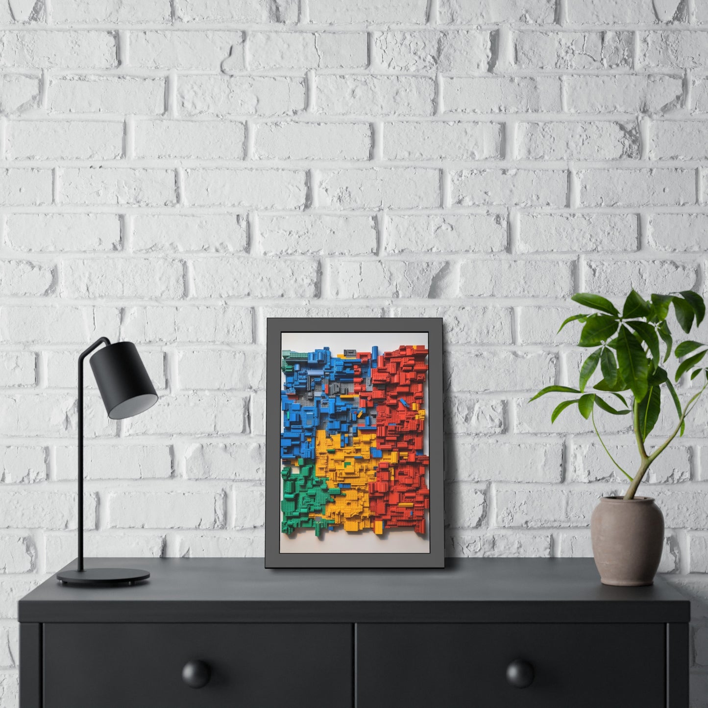 LEGO Blocks Framed Poster US