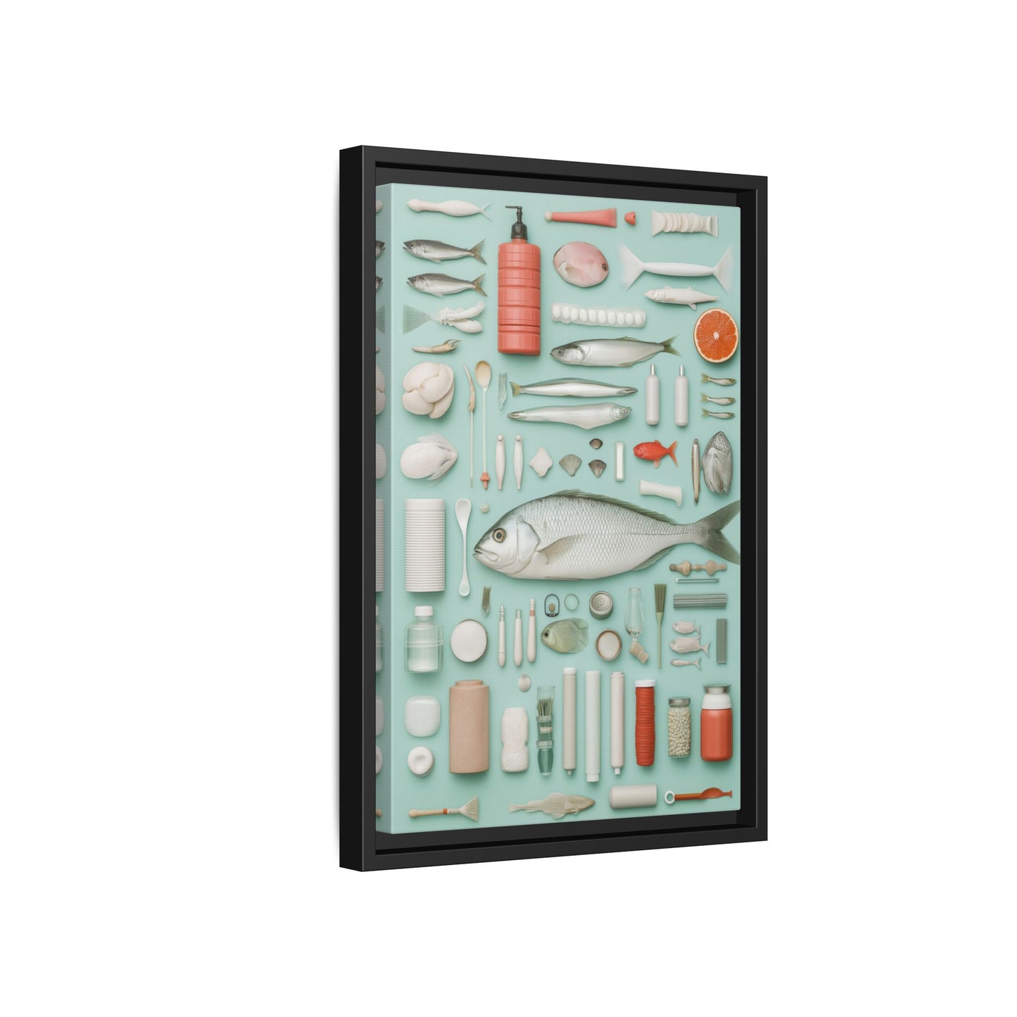 Fish Framed Canvas