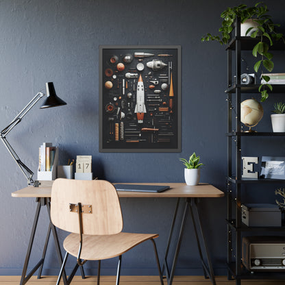 Space Project Framed Poster US