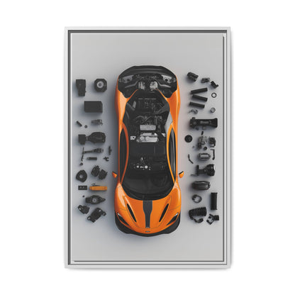 McLaren 765LT Framed Canvas