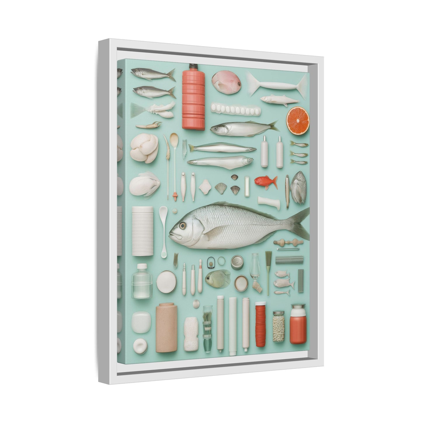 Fish Framed Canvas