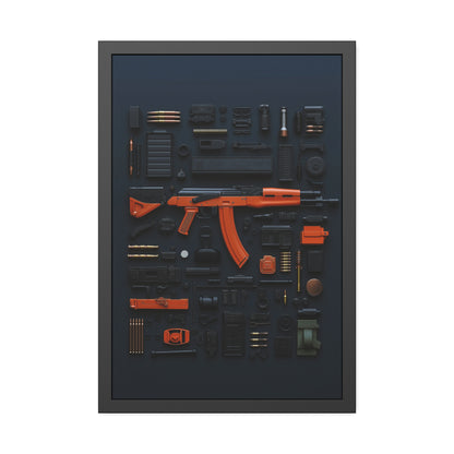AK47 Framed Poster US