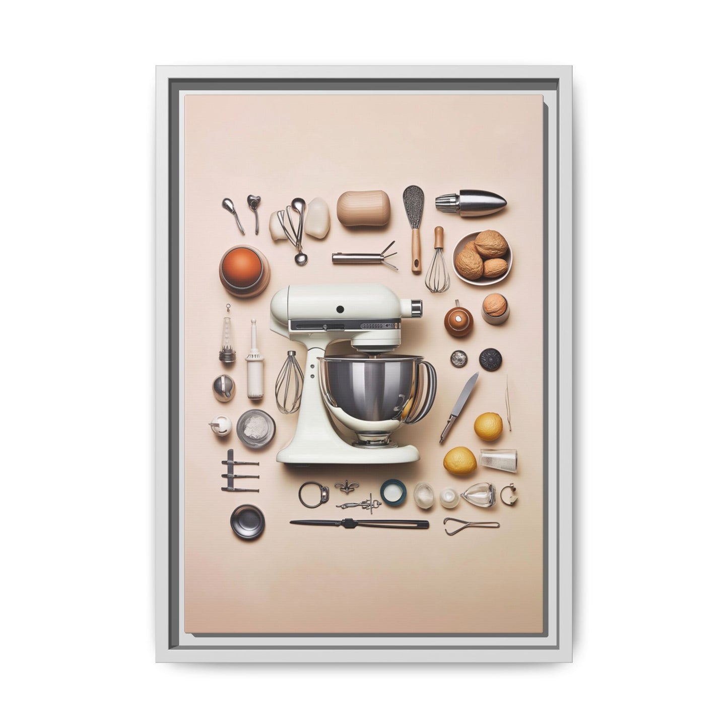 Shaker Shaker Framed Canvas