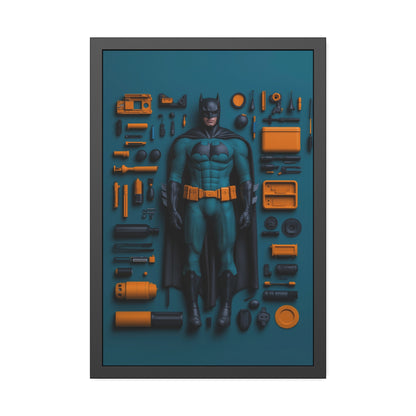 Bat man Framed Poster US