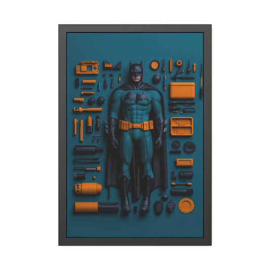 Bat man Framed Poster US