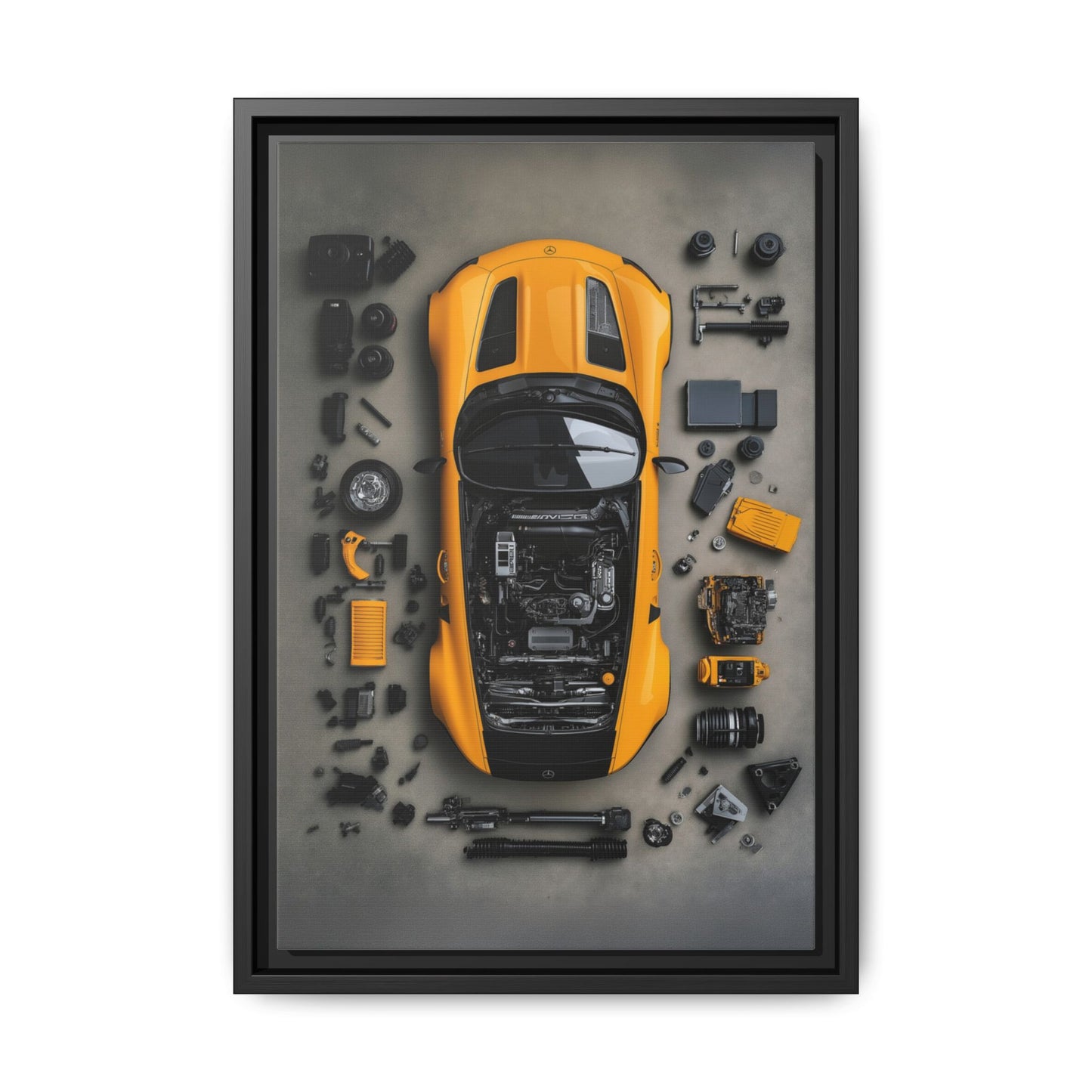 AMG GT Black Series Framed Canvas