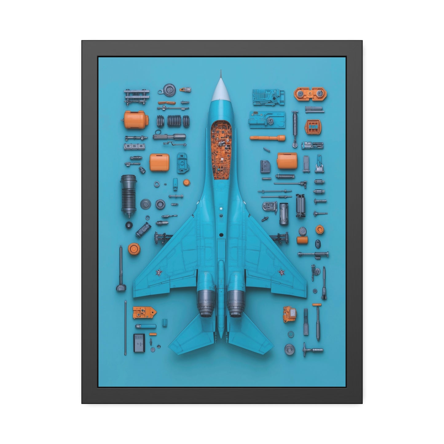 Jet Framed Poster US