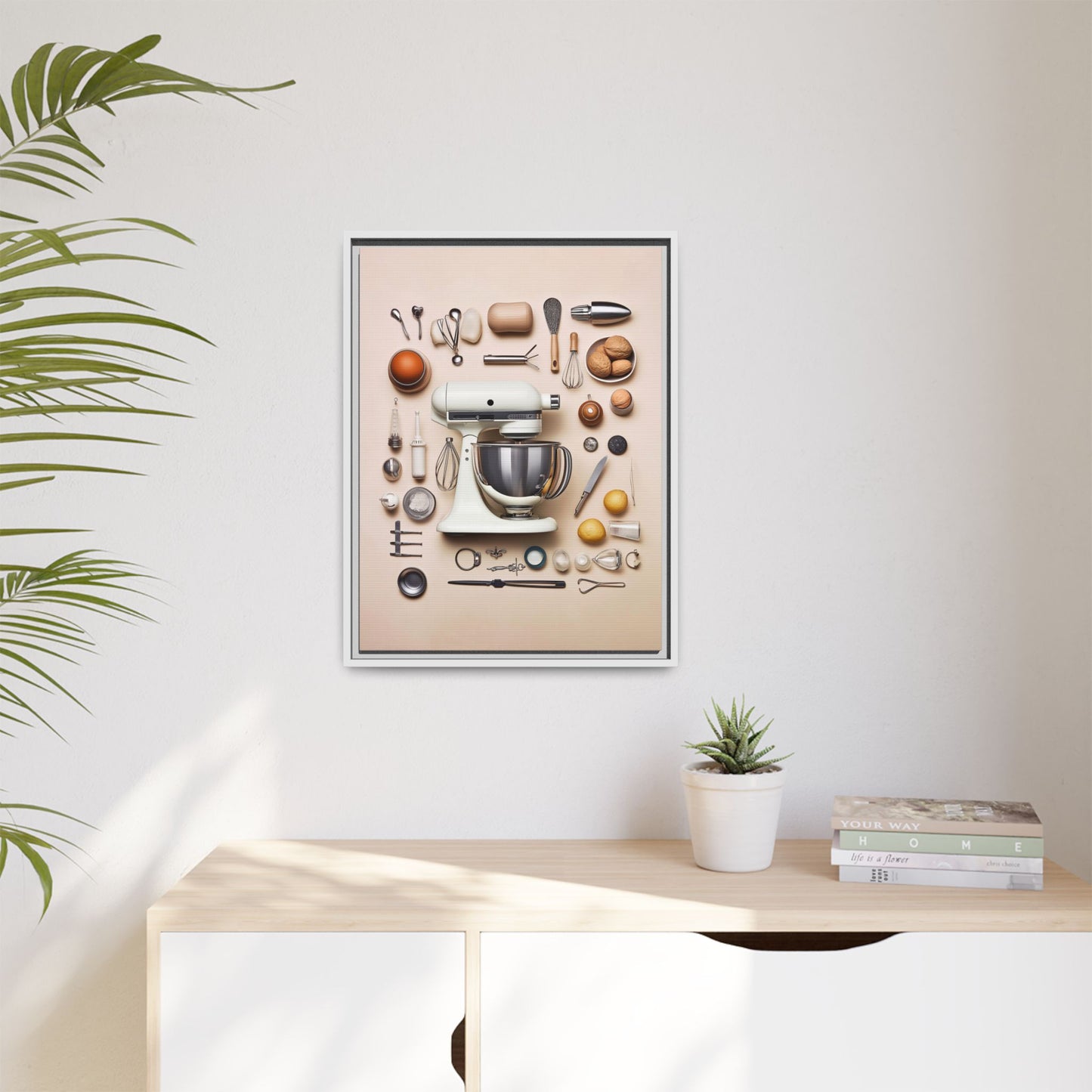 Shaker Shaker Framed Canvas