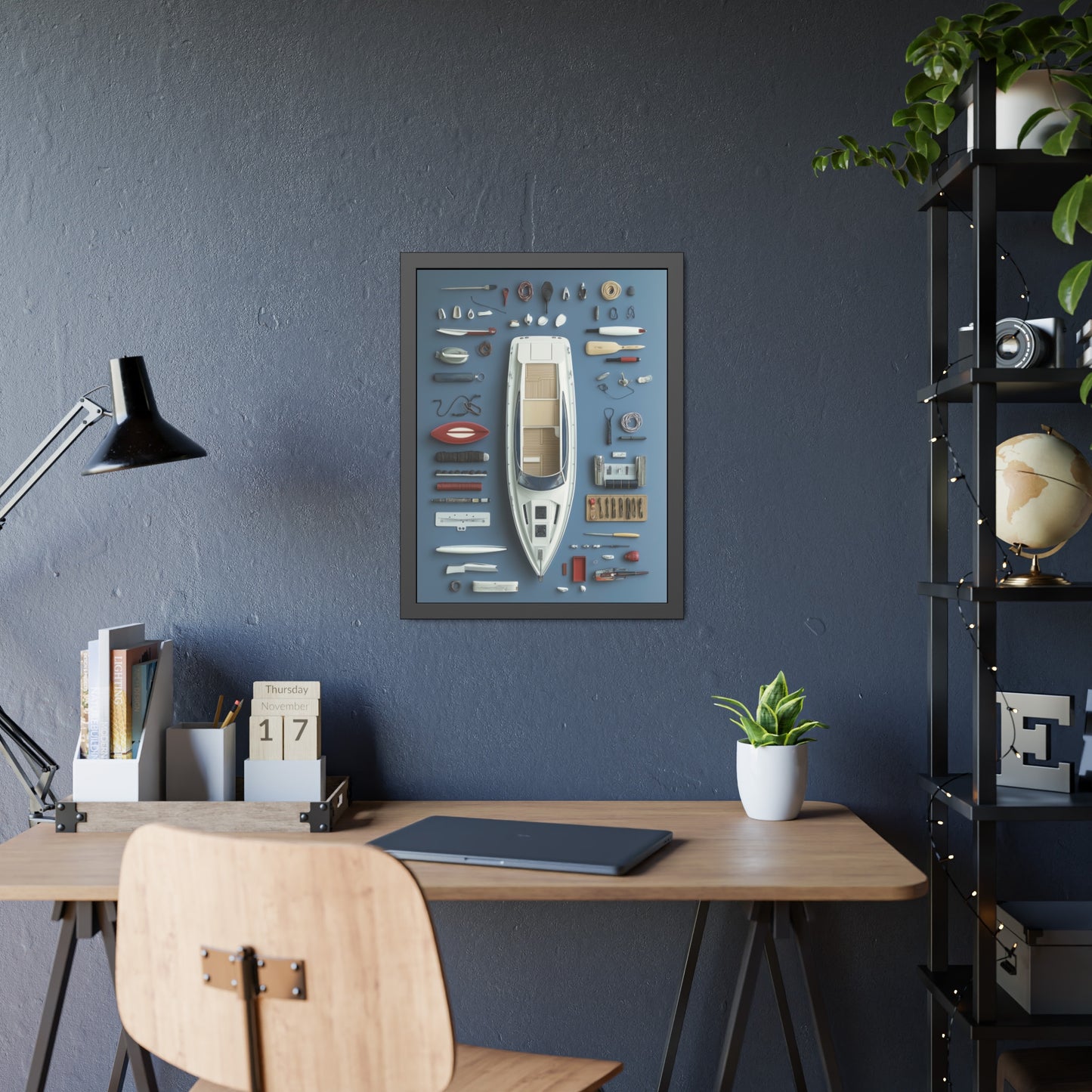 Fast Boat Framed Poster US