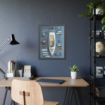 Fast Boat Framed Poster US