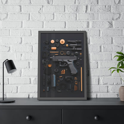 Black Gun_Art Framed Poster US