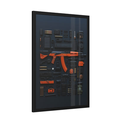 AK47 Framed Poster US