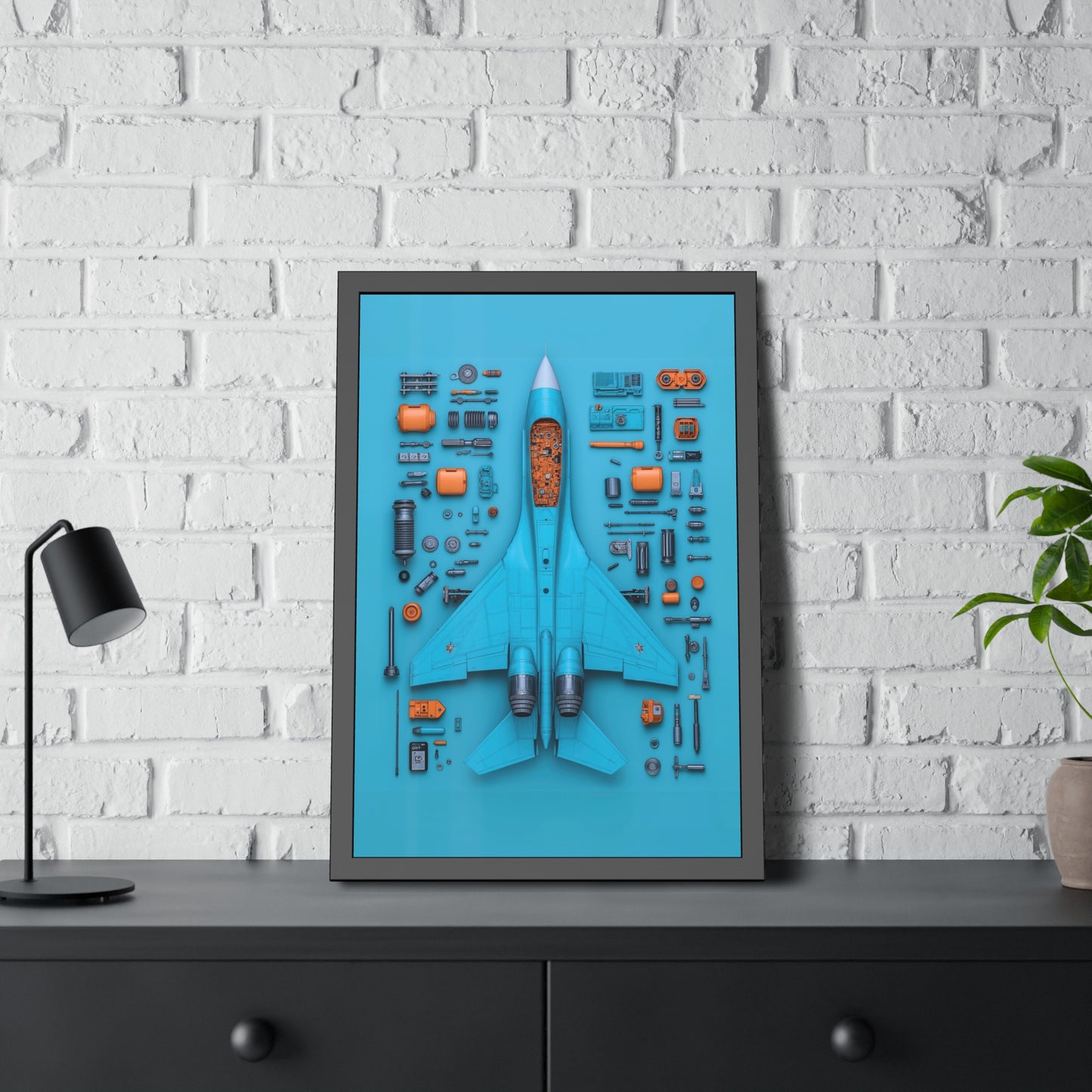 Jet Framed Poster US