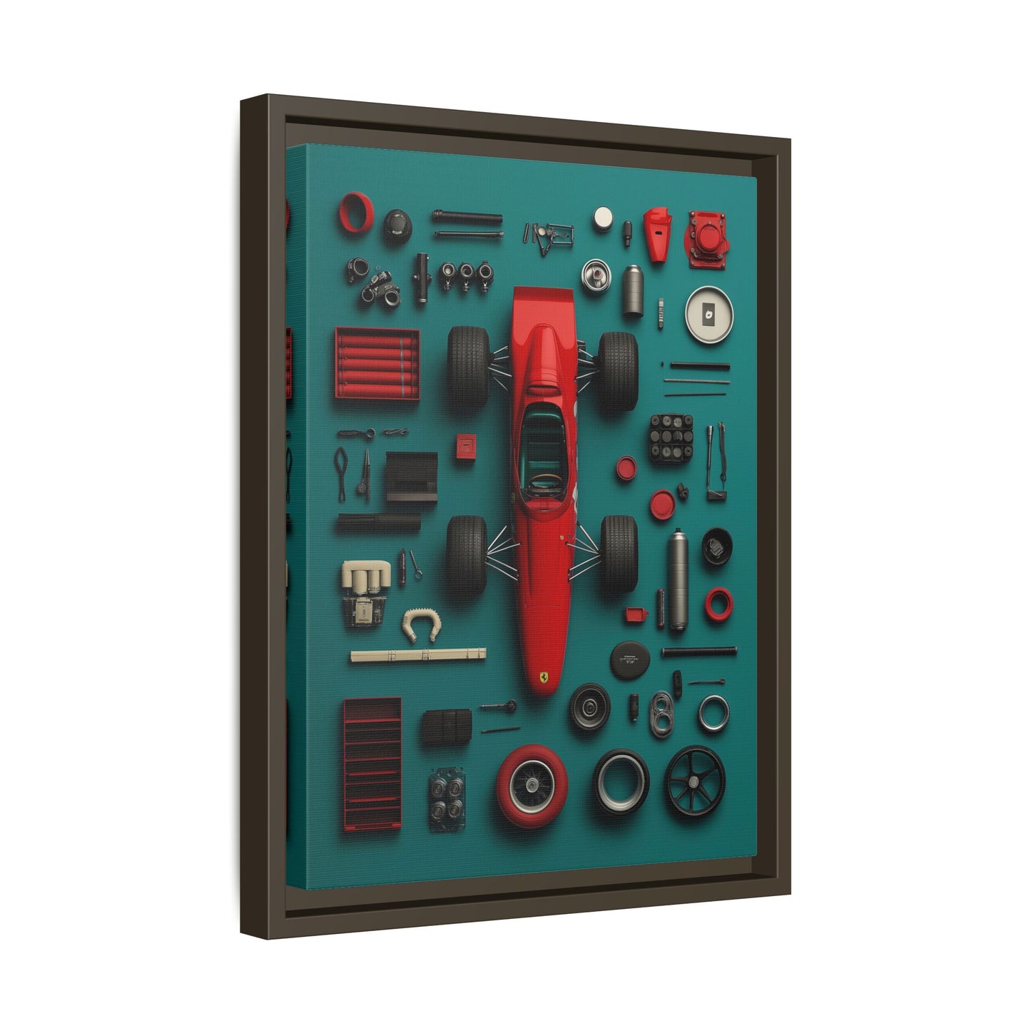 F1 Classic Framed Canvas