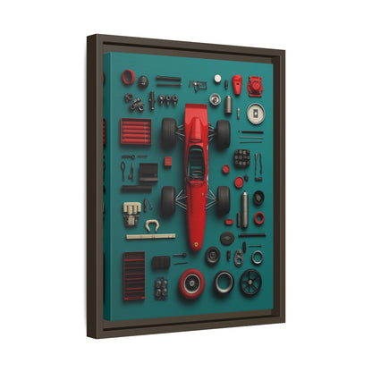 F1 Classic Framed Canvas