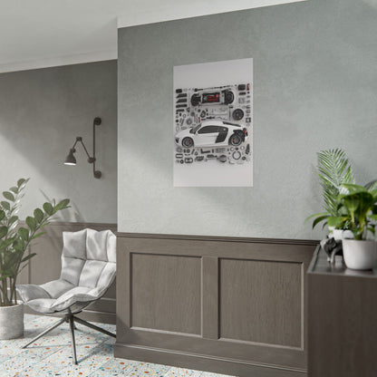 Audi R8 Rolled Poster