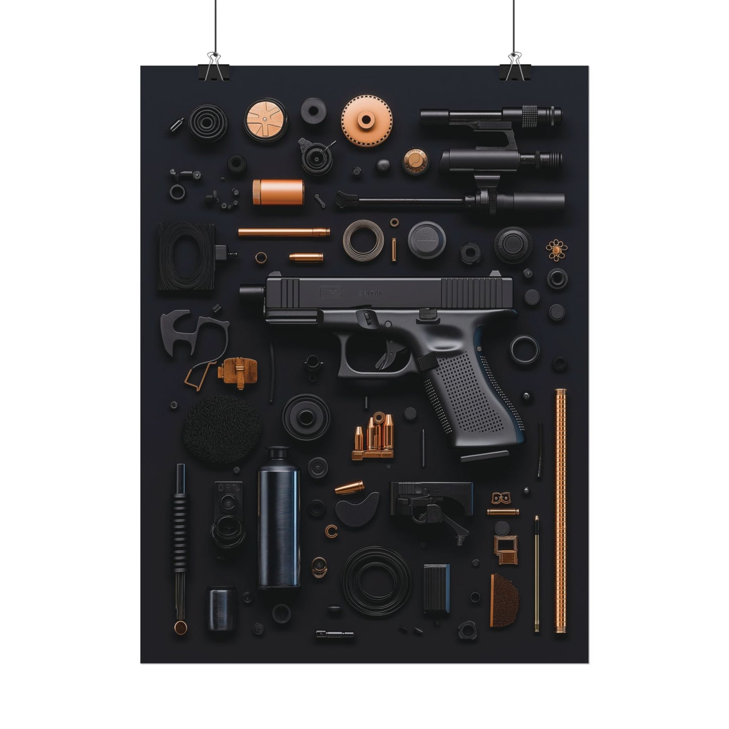 Black Gun_Art Rolled Poster