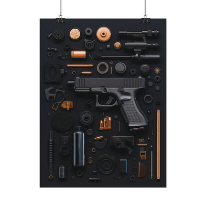 Black Gun_Art Rolled Poster