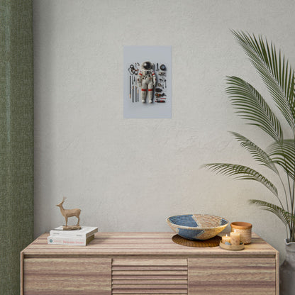 Astronaut Apollo Rolled Poster