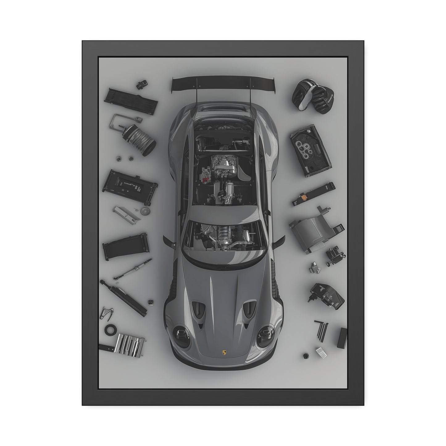 Porsche GT3RS Framed Poster US